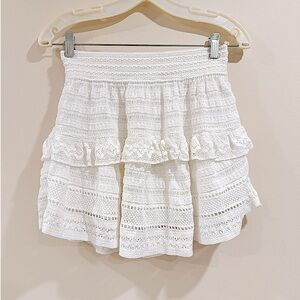 🔥Aerie White Lace Skirt Size XS Like New🔥